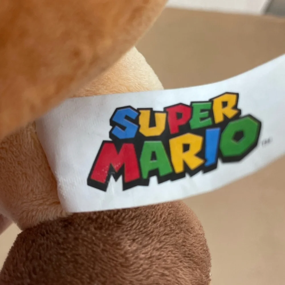 Super Mario Goomba Plush size 7” Brown Super Nintendo